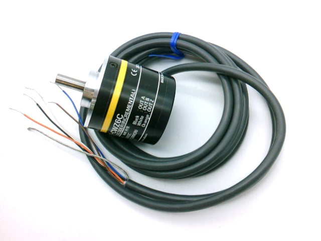 Omron / E6B2-CWZ6C / Incremental Rotary Encoder / 600 PPR / NPN Open Collector / 5–24 VDC / 40 mm Dia. / 2 m Cable