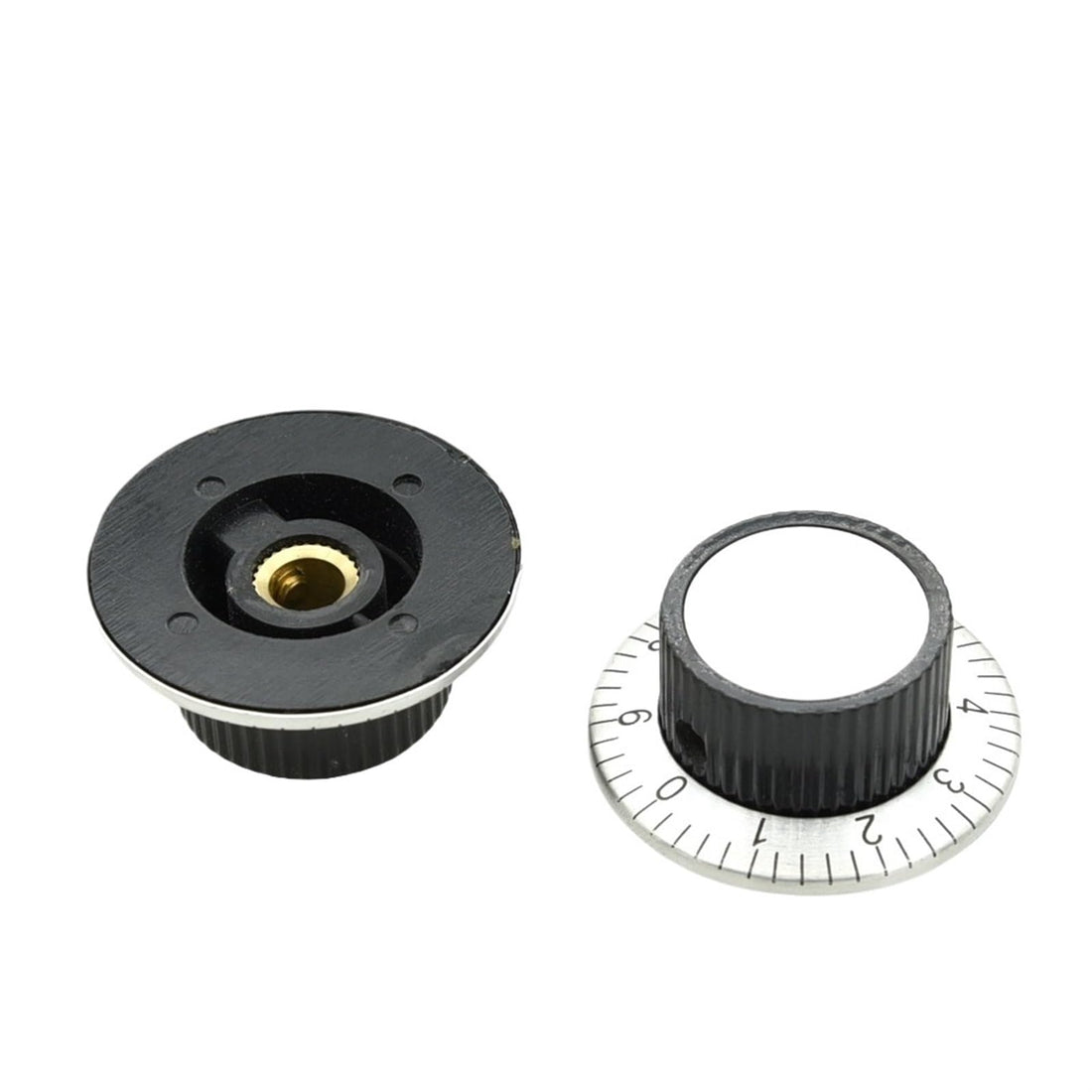 Electric Potentiometer Dial/Knob | C2 | 37mm diameter | for 6mm shafts | w/ set screw