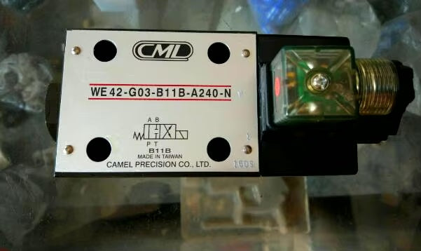 CML solenoid directional valve / WE42-G03-B11B-A240N / 4 Ways 2-Positions / DIN Connector / High Back Pressure