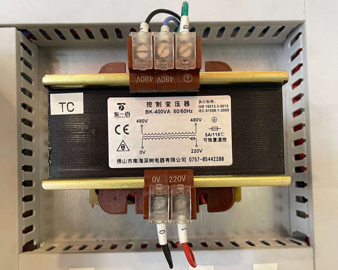 Tonwan / BK-400VA Control Transformer / 480V to 220V / 50/60Hz / 400VA / Industrial Panel Mount