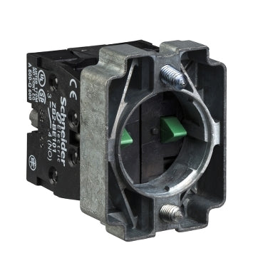 Schneider / ZB2-BZ103C / 22mm Control Button Body / 2NO / Metal / Screw Clamp Terminals