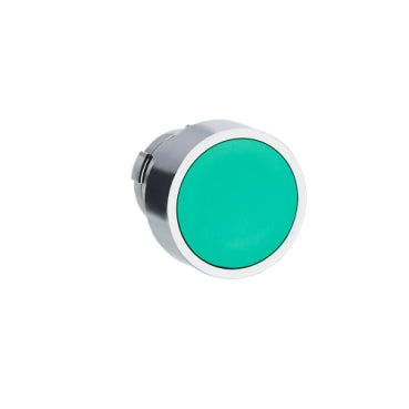 Schneider / ZB2-BA3C / Green / Flat Push Button / Metal / Ø 22