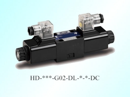 Power Value HD-3C6-G02-DL-B Hydraulic Solenoid Directional Control Valve – G02 Size, DL Spool, 3C6 Series