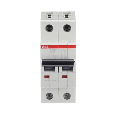 Miniature Circuit Breaker | S202M-C10 | 2-Pole | ABB