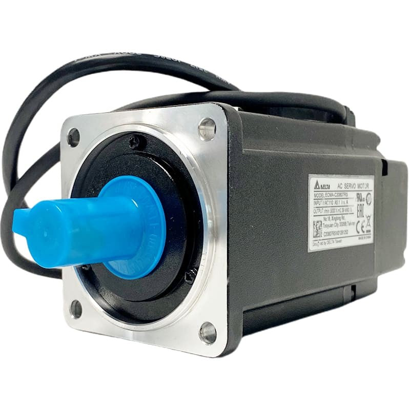 Delta / ECMA-LA1830RS / Servo Motor / 3 kW / 480 V / 1500 RPM / Medium-High Inertia / 20-bit Incremental Encoder / IP65 / Keyed Shaft