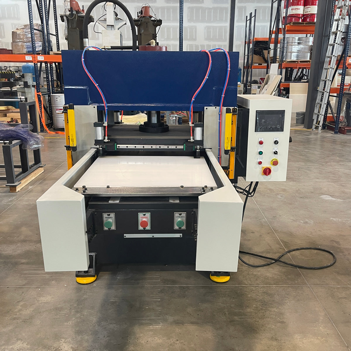 40% OFF FLOOR MODEL! NEW 50 Ton Mini Beam Platen Press with Automatic ...