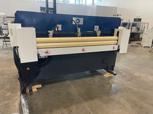Edge Series full beam press with pinch rollers