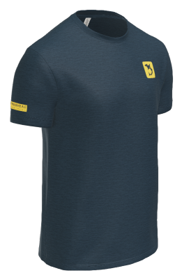Hammerhead Industrial Flag Tee - Midnight Navy