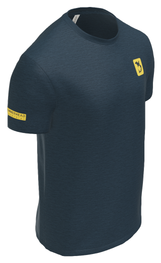 Hammerhead Industrial Flag Tee - Midnight Navy