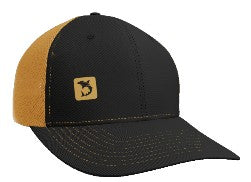 Black & Gold Shark Snapback